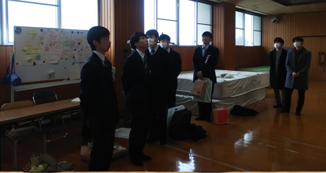 【空手道部】３年生の送別会を行いました