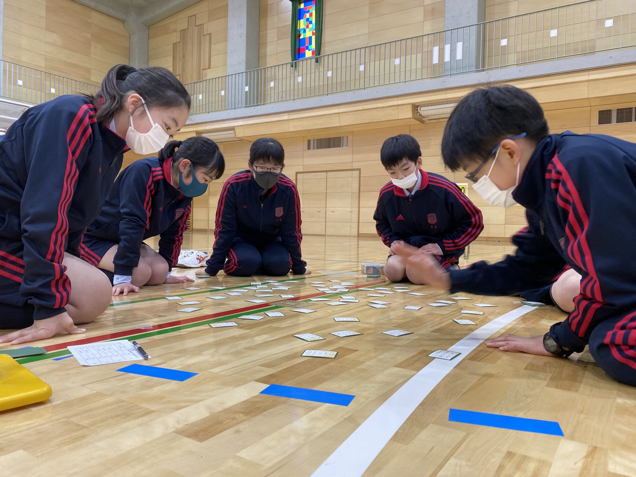 ちはやふる…雅(みやび)を競え！中１学年レク　