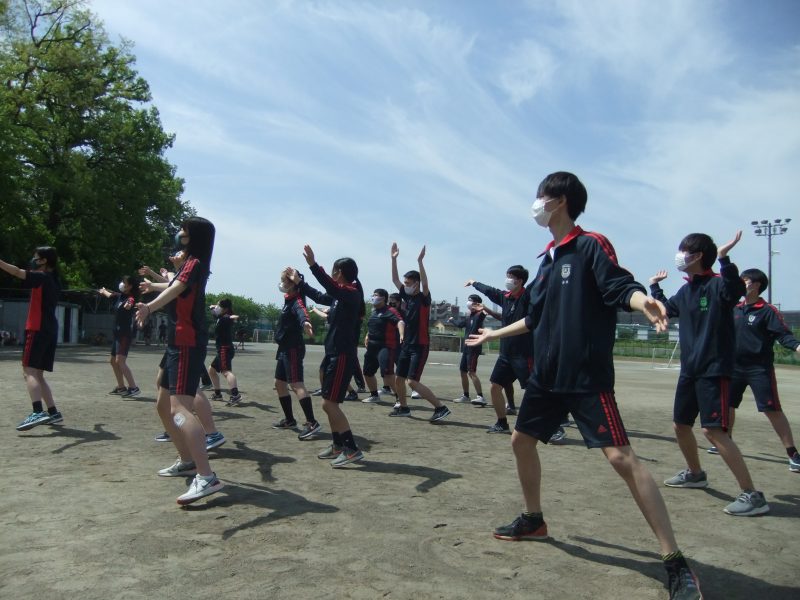 陽の光も強くなり・・・【一貫部体育祭】