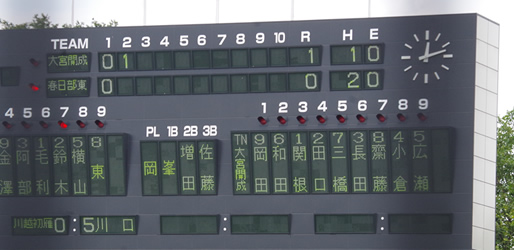 【野球部】第103回全国高校野球選手権埼玉大会を終えて