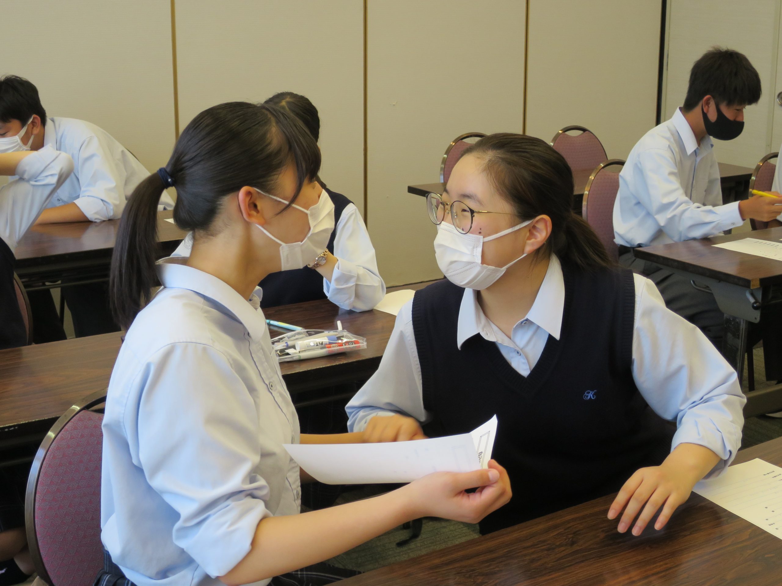 初めてこんなに自分と向き合った、高１宿泊研修