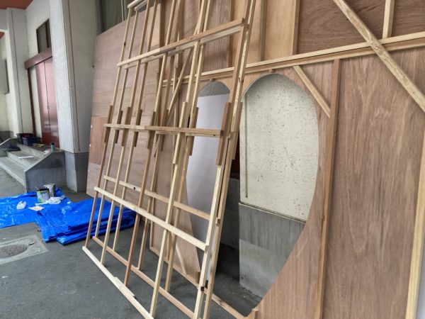 ☆文実 report 6☆ 門、建築中です。part 2