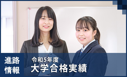 学校概要④　大学合格実績