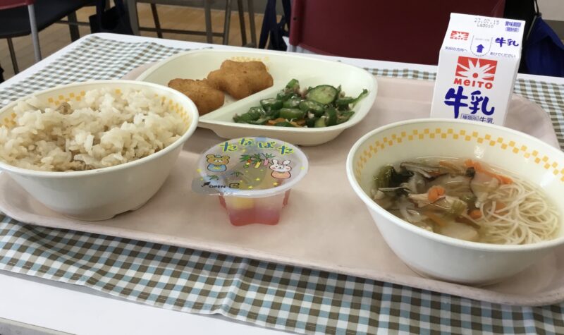 給食自慢【七夕メニュー/給食試食会】