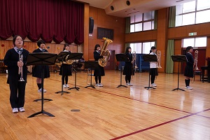 〈中学吹奏楽部〉第４回定期演奏会を開催しました！