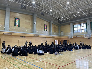 令和６年度　高校部体育祭　団別集会