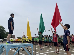 走れ！応援とともに。～第２１回体育祭　午前の部～