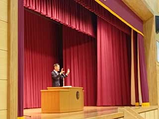 ３学期始業式を実施しました