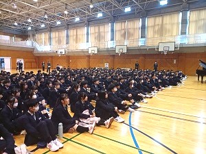 次の目標を目指して～終業式・離任式～