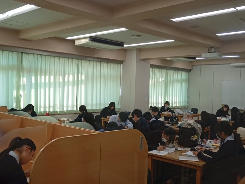 今年度ラスト！学年末試験が行われました