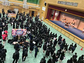 大盛況の部活動紹介