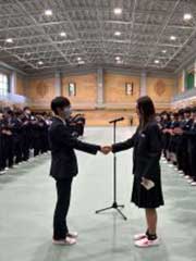 高校部　新入生と高校２・３年生、ご対面。新年度の始まり！