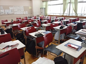 【一貫部】防災訓練の様子