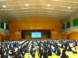 中１・高１性教育講演＆中２愛知和講演